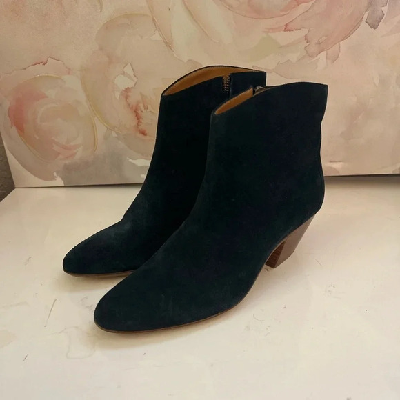 ! Isabel Marant Etoile dark blue Suede Ankle Boot - Picture 4 of 9